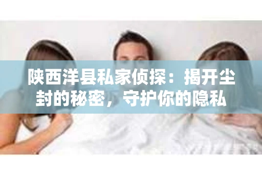 陕西洋县私家侦探：揭开尘封的秘密，守护你的隐私