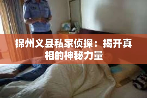 锦州义县私家侦探：揭开真相的神秘力量